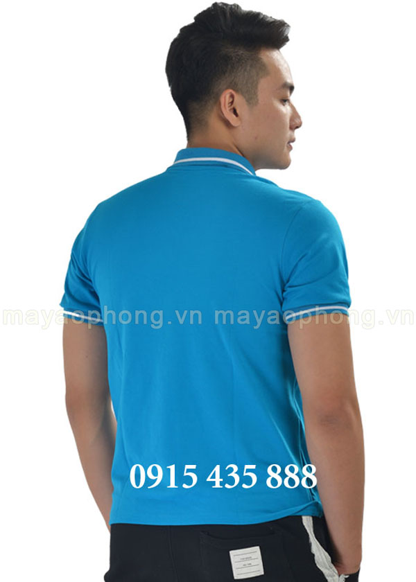 Áo phông polo màu xanh YA | Ao phong polo mau xanh YA